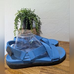 Fitflop Mens Sling M Sandal Shoes‎ Blue And Black Size 13